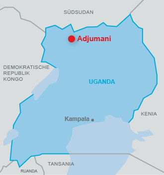 EEF-Karte Ugandakids Uganda
